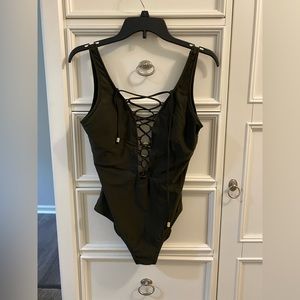 Woman’s swimsuit, string tie in the front